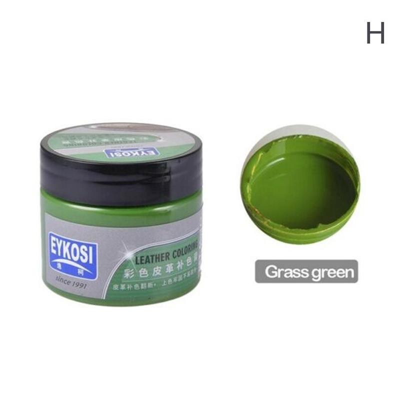 50ml Leather Repair Paste Coloring Agent Sofa Leather Cracks Hole Scratch Polish Care Agent Shoes Polishing Paint O6N8: H