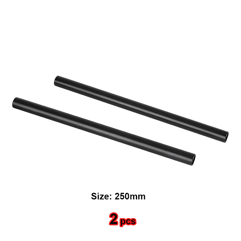 HDRIG Standard 15mm Rods Pack with Extendable M12 Thread Rod Cap Connectors Aluminum Alloy Rods Combination Camera Rail Rod: Blue