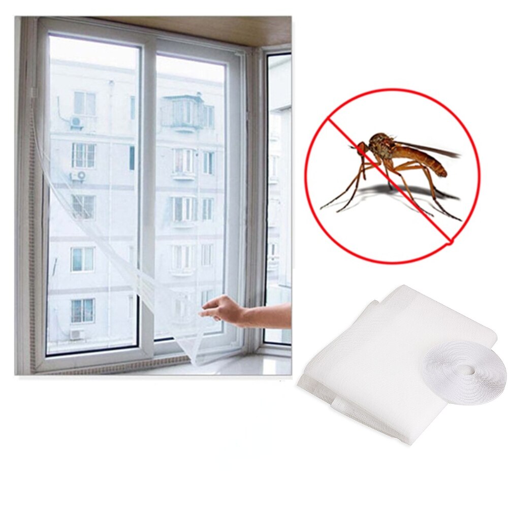 Flyscreen Gordijn Insect Mosquito Window Gaas Voor Keuken Slaapkamer Window Net Mesh Zelfklevende Anti-Muggen Deur fly Ne