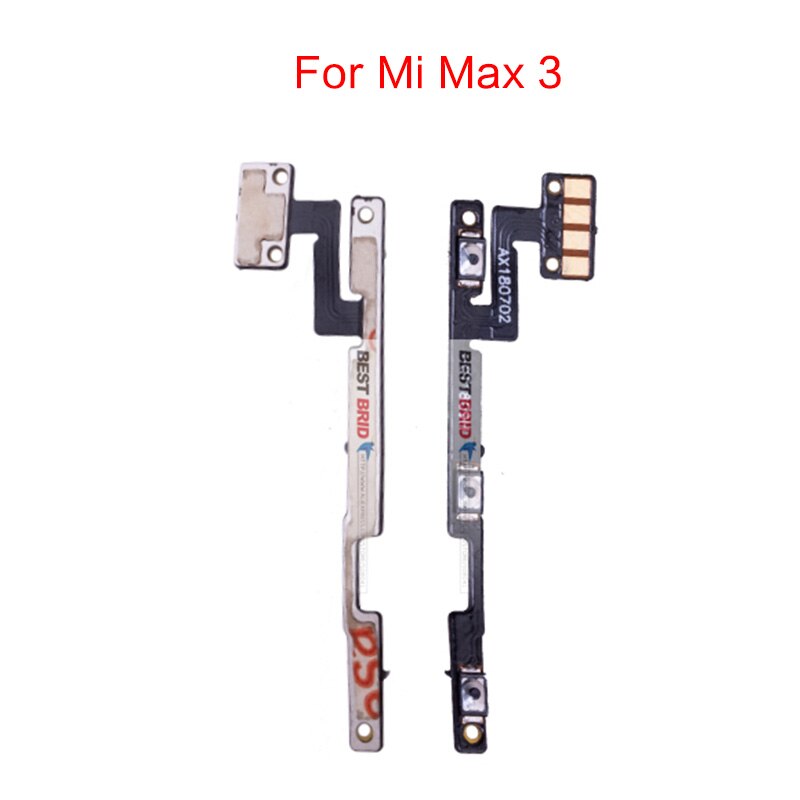 1pcs For Xiaomi Max Mi Max 2 Max 3 Volume Button Power Switch On Off Button Key Flex Cable