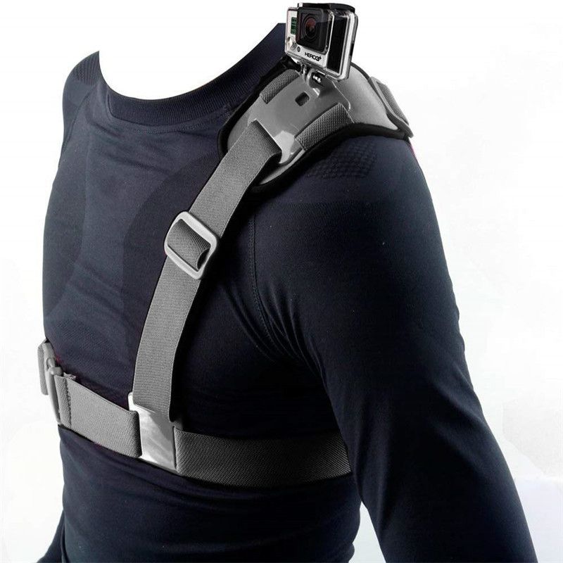 Universele Sport camera schouderriem mount chest harness strap voor Gopro Hero 8 7 6 5 SJ4000 Actie Camera accessoires