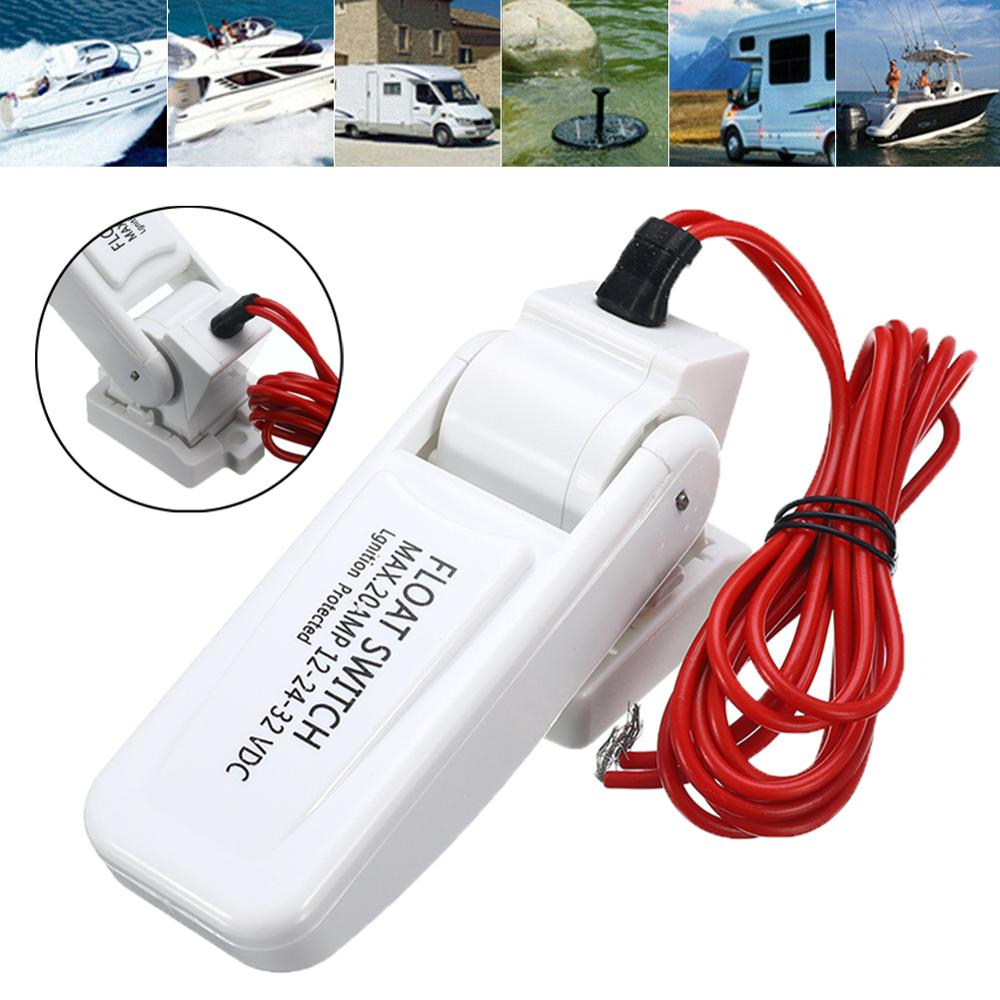 12V Automatische Elektrische Boot Marine Bilge Pomp Vlotterschakelaar Water Level Controller Dc Flow Sensor Switch
