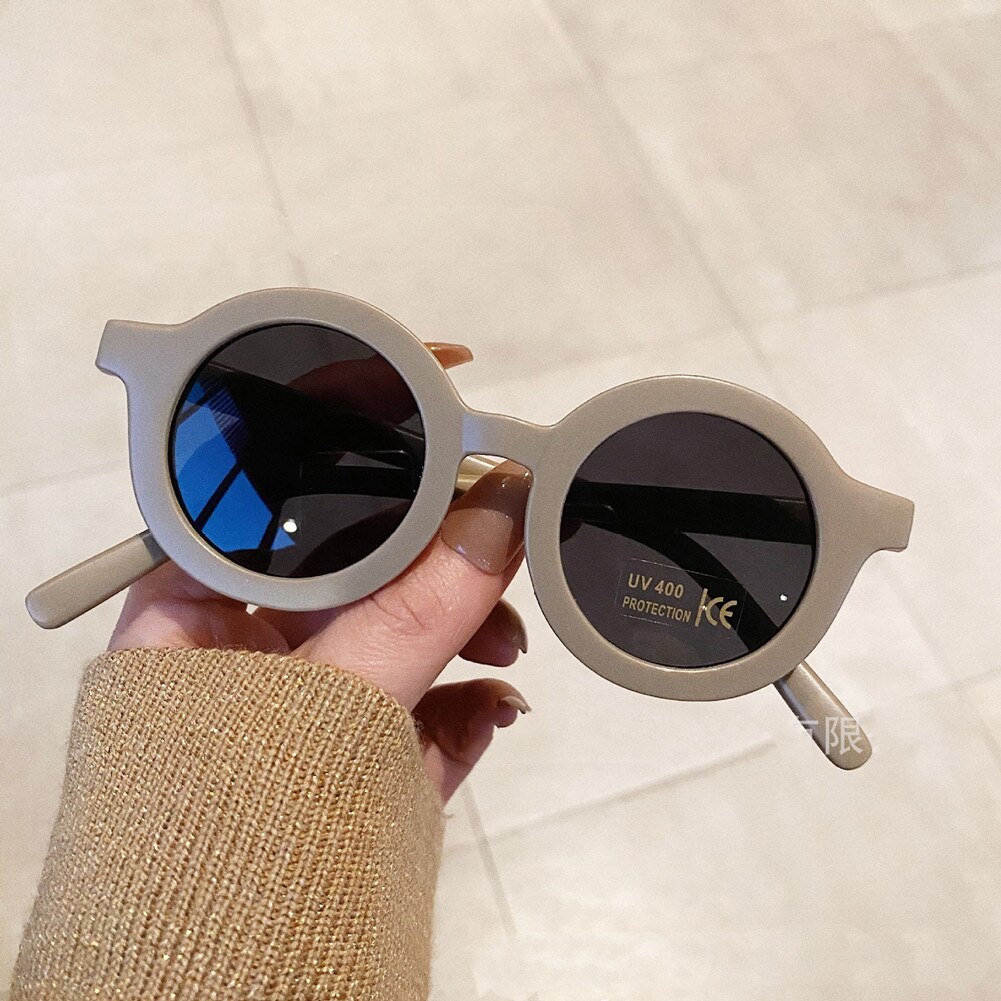 2-6Y Kid Eye occhiali da sole Vintage Girls Cute occhiali da sole Party Eyewear Shades Lovely Children studenti per regalo UV400: Grigio