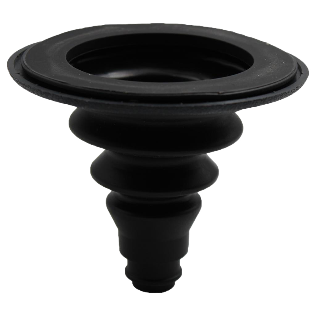 4 inch Marine Rigging and Cable Boot for Boats - Rigging Hole Cover Black