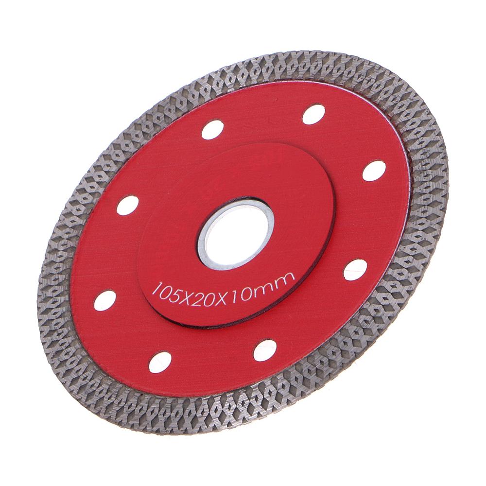 Red Pressed Sintered Mesh Turbo Ceramic Tile Granite Marble Diamond Saw Blade Cutting Disc Wheel Bore Tools