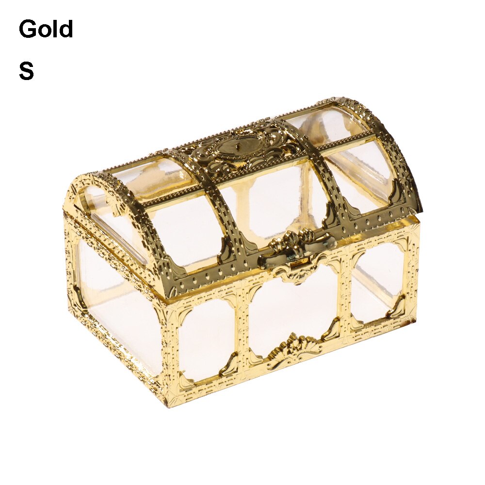 1pc plast hule guldfolie slik æske chokolade behandle kasser bryllupsfest hjem favor box fest favor dekorationer: 5