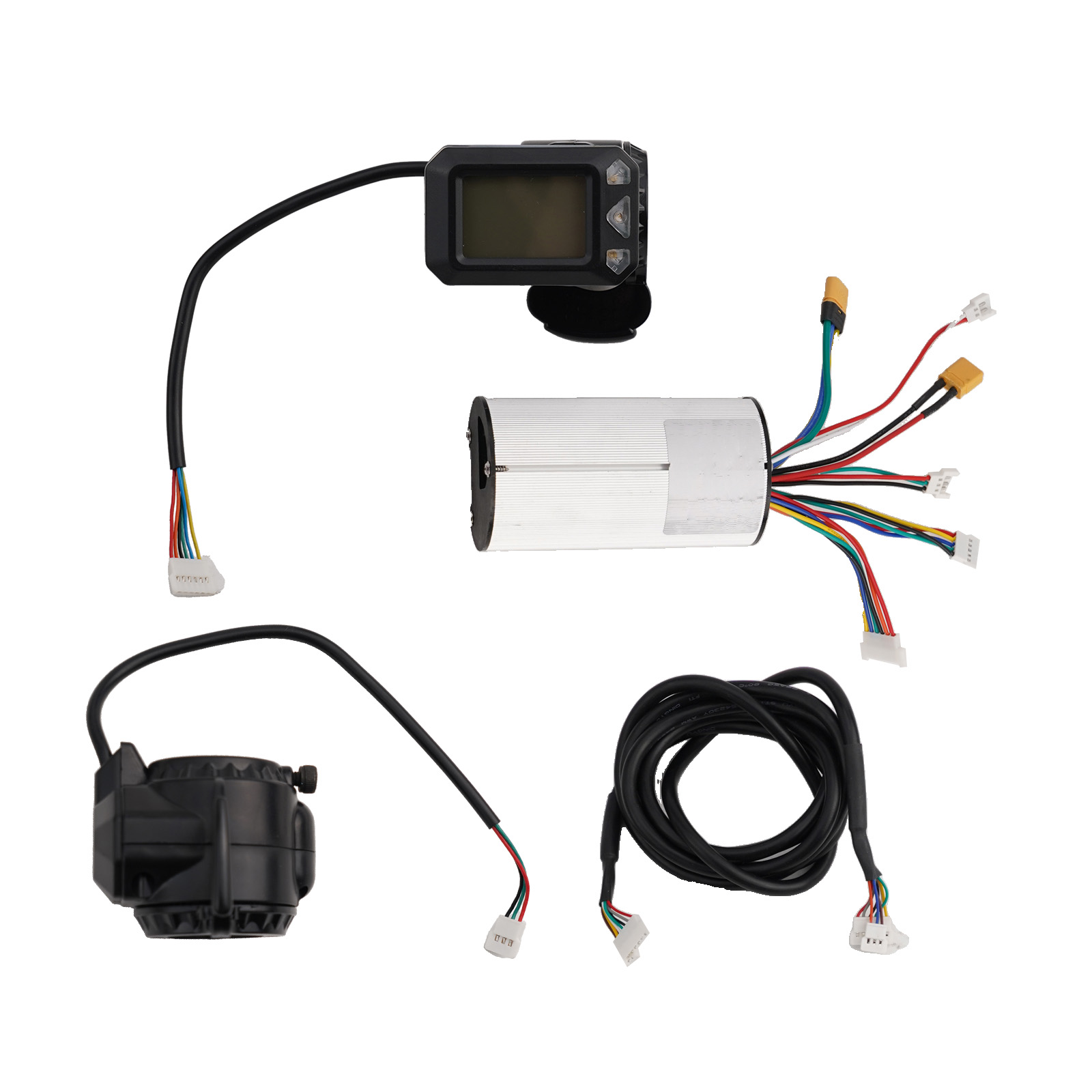 Upgraded Electric Scooter Controller Kit LCD Monitor EABS Brake 24V/36V 250W Aluminum Alloy Control System Folding Scooters Part