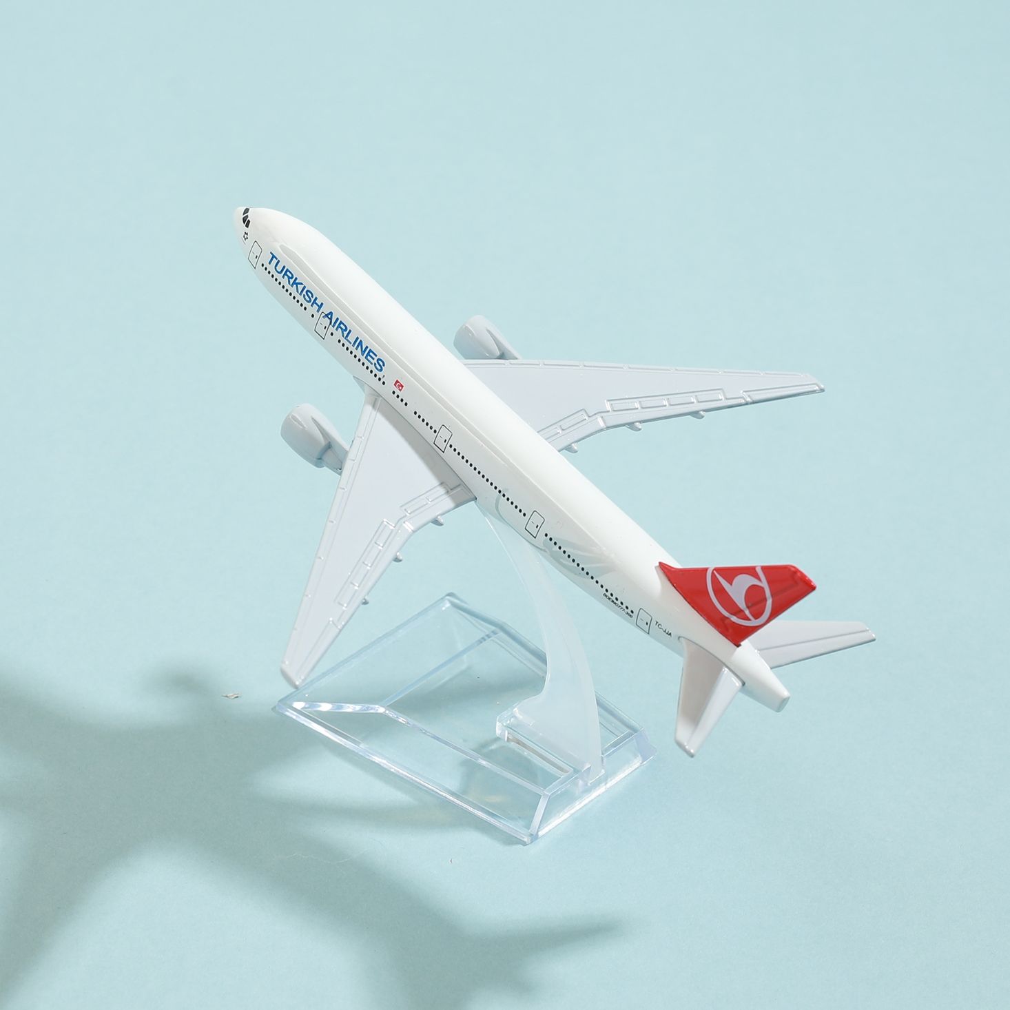 Aerei turchi B777 in lega Diecast Model 15cm Aviation da collezione in miniatura ornamento Souvenir giocattoli