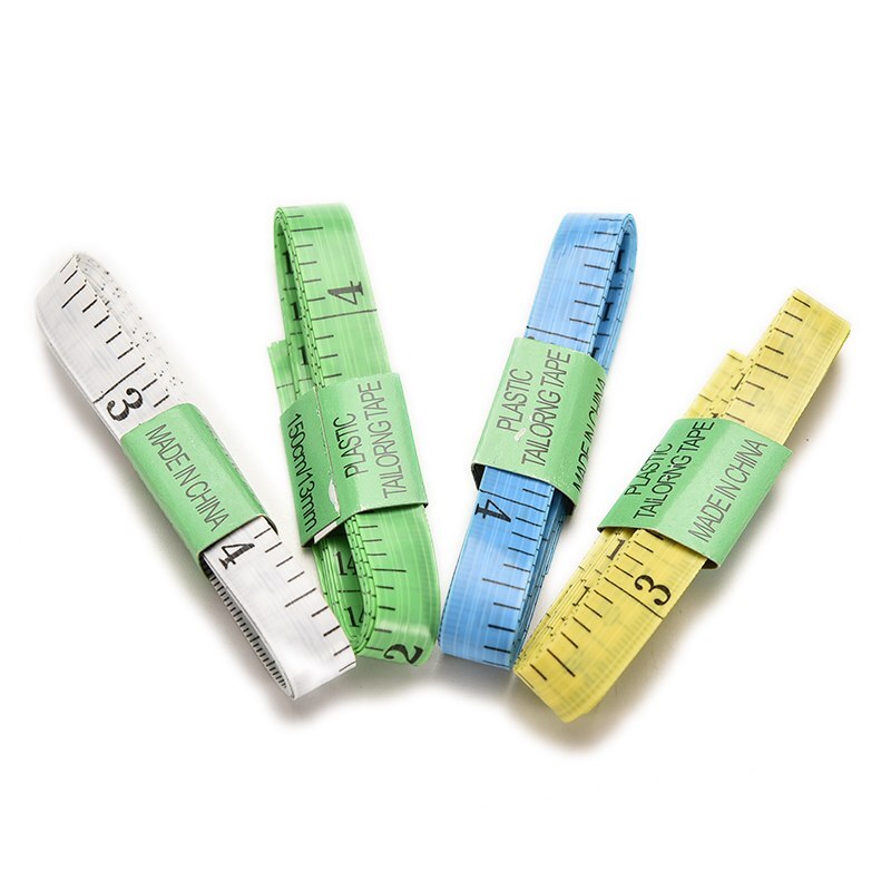 2Pcs Flat 60Inch 1.5M Body Measuring Tape Soft Ruler Sewing Tailor Soft Tape Measure for Sewing Tailor Cloth Ruler
