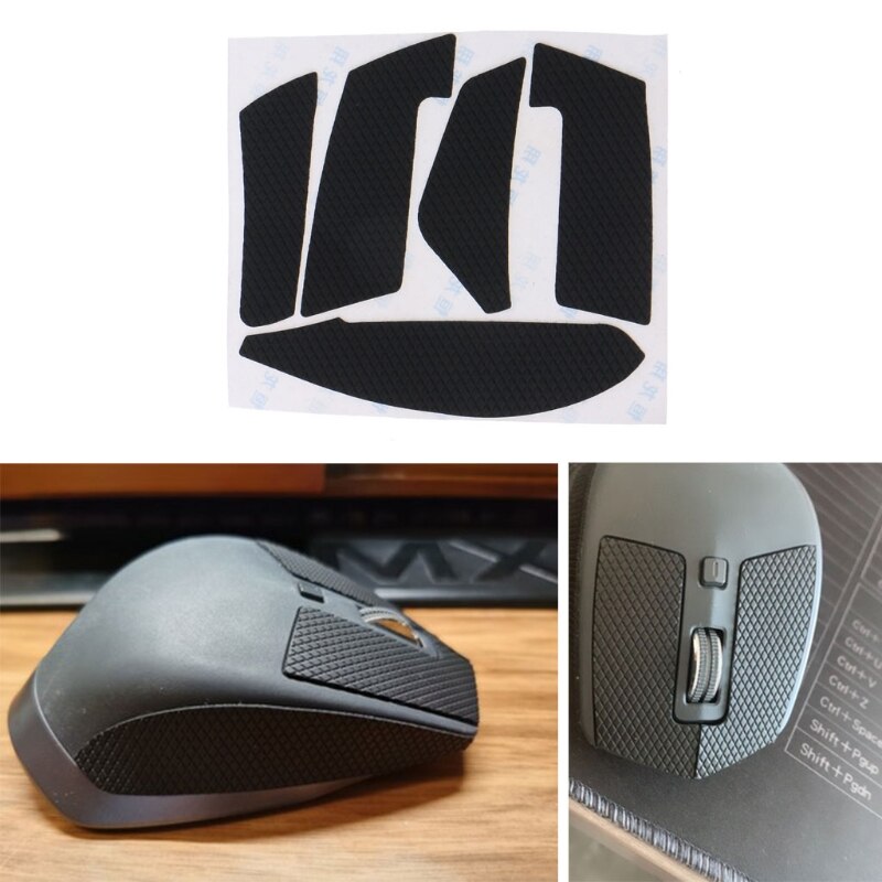 DIY Mouse Anti-Slip Elastics Refined Side Grips for logitech MX Master 2S Mouse Skin Sweat Resistant Pads Tape Resistant T5UA