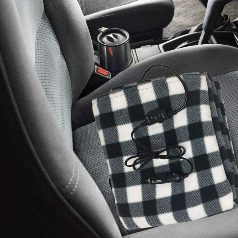 Elektrische Auto Deken-Verwarmde 12 Volt Fleece Reizen Gooi Voor Auto En Rv-Geweldig Voor Koud Weer, bumperkleven, En Emergency Kits B