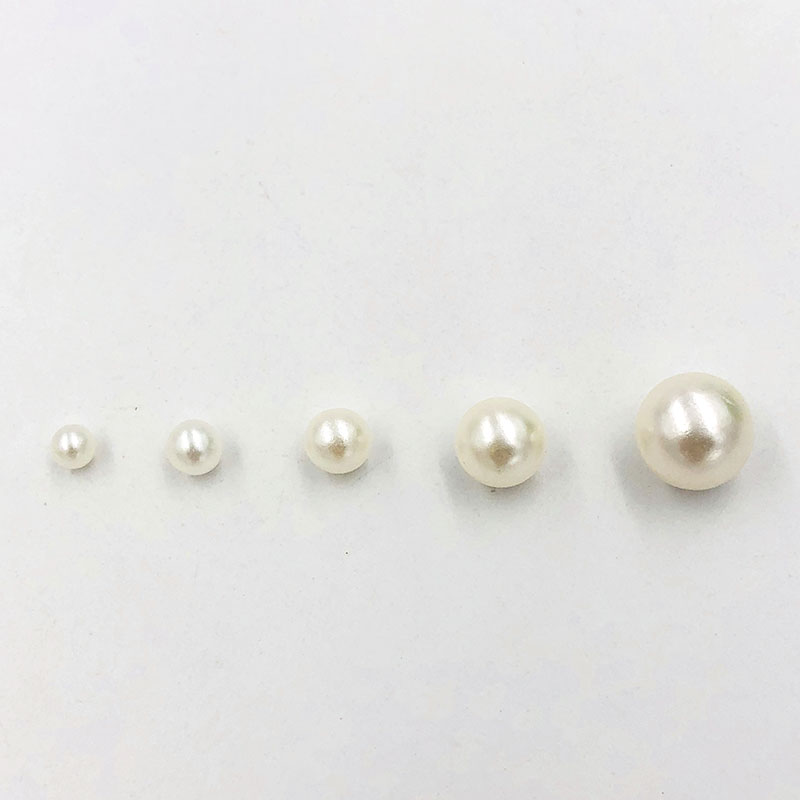 4mm 5mm 6mm 8mm 10mm råhvide ingen huller efterligning perleperler til beklædningsgenstande armbånd og halskæder diy tilbehør