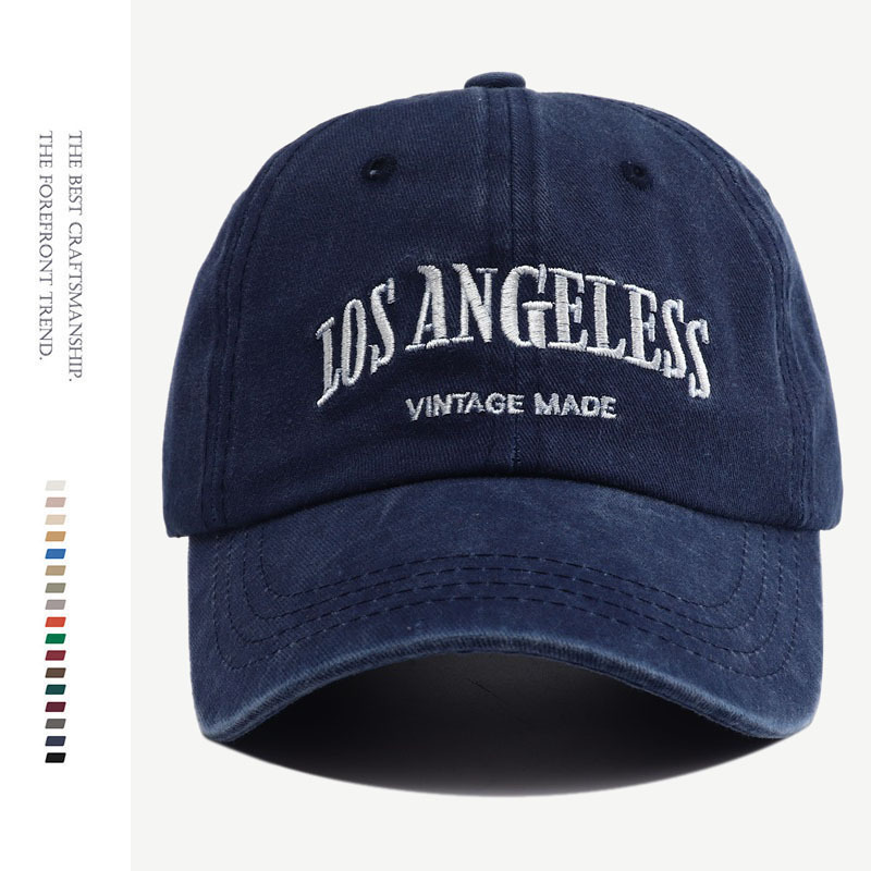 2022 Geborduurd Los Angeles Katoenen Baseball Cap Man Snapback Hoed Zwart Gemonteerd Vader Hoeden Voor Mannen Vrouwen Gorros hombre