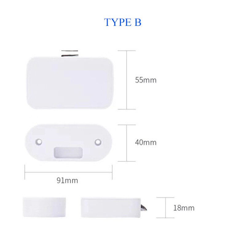 Wireless Bluetooth Keyless Smart file cabinet Lock Invisible electric lock IOS Android APP control for cabinet drawer security: TYPE B