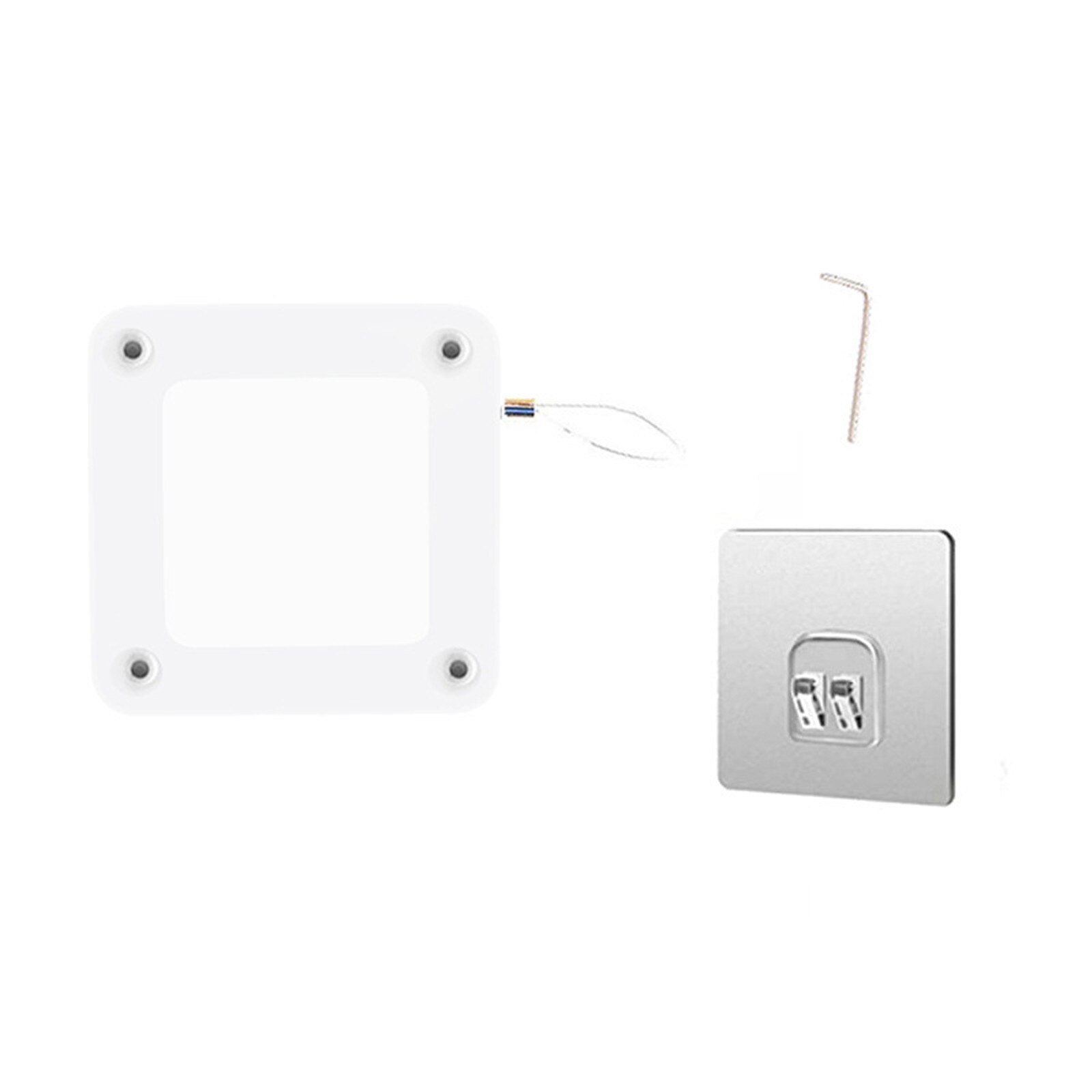 Multifunctional Automatic Door Closer 800g Pull Automatic Door Closer Automatic Sensor Door Closer Easy To Install For Kitchen: White