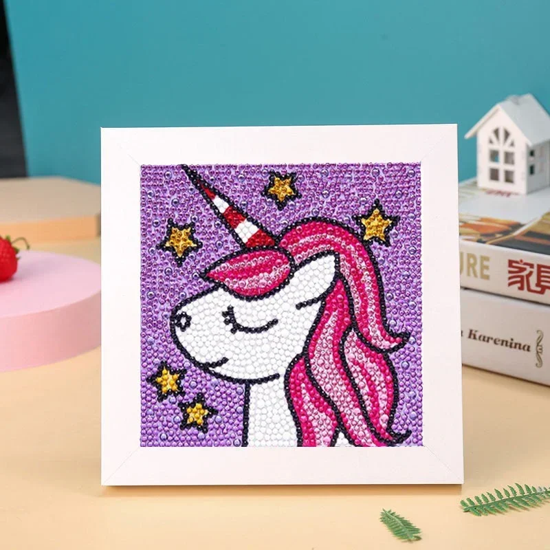 DIY Cartoon Animal Diamond Paintings Children Diamond Stickers Irregular Diamond Stickers Birthday Decoration