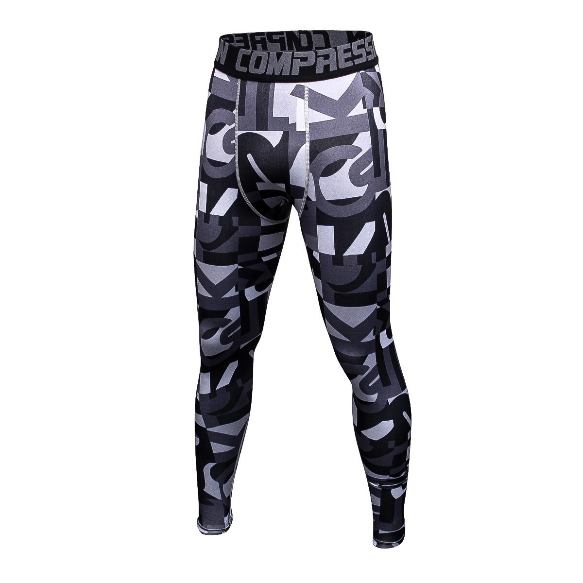 Leggings de jogging Camouflage imprimé 3D pour hommes, pantalons de Compression à séchage rapide, collants de Fitness, pantalons d'entraînement décontractés, longs