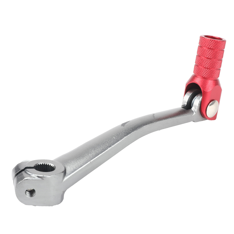 Nuevas piezas CNC de motocicleta, palanca de cambio de marchas plegable de aleación de aluminio apta para motocicleta ATV Dirt Pit Bikes, palanca de cambio de marchas CNC-125: Borgoña