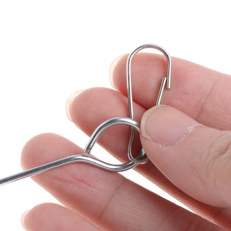 Parrots Birds Food Holder Support Stainless Steel Fruit Spear Stick Meat Skewer