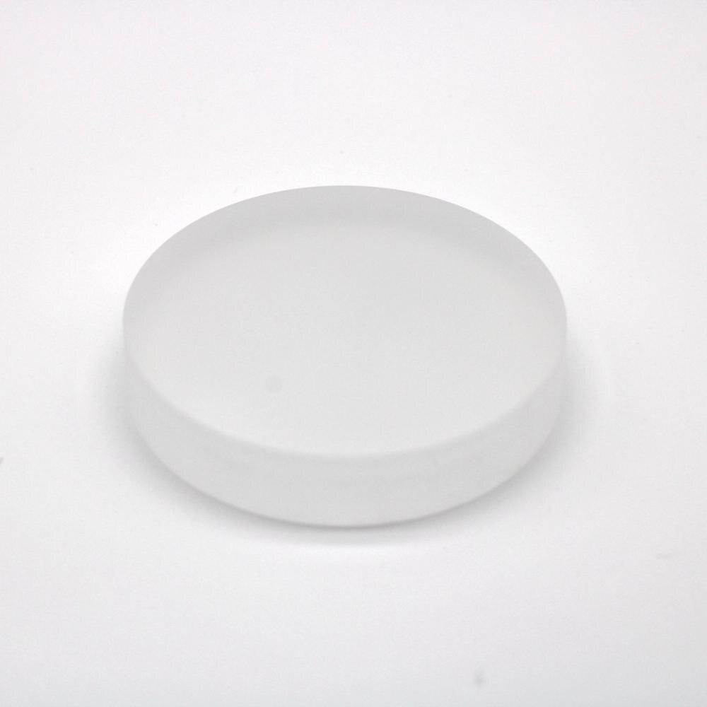 Placa de vidrio borosilicato de diámetro 60mm y 8mm de espesor
