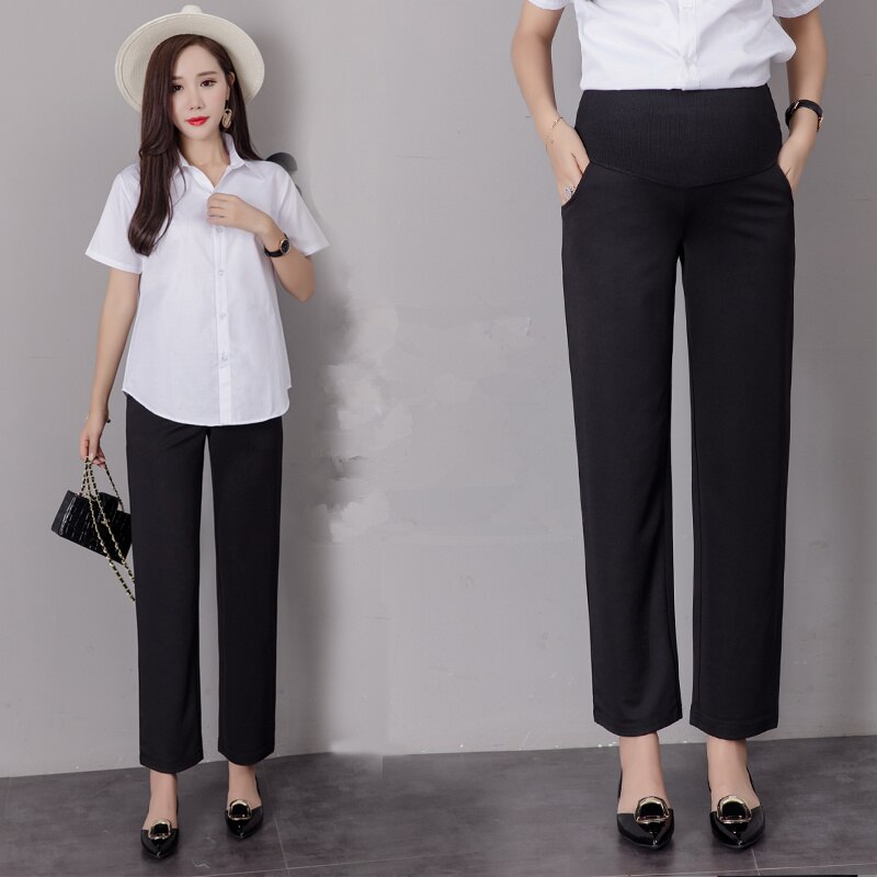 OL Maternity Pants&Skirts Maternity Business Wear Pregnancy Clothes OL Style Trousers for Pregnant Women Pregnancy for Work C809