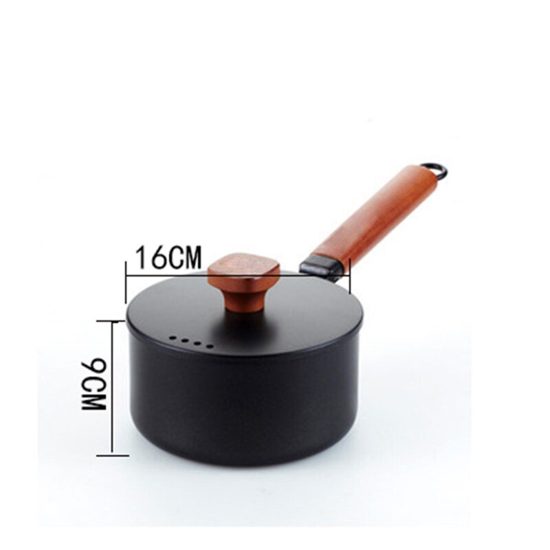 16cm 2L multi-function small soup pot gas cooker universal cast iron lid with lid WF6261127