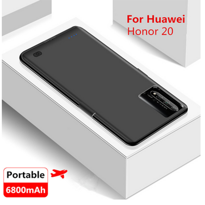 Pokrywa moc Bank inteligentny telefon etui na baterie robić Huawei Honor 20 20i 20 zawodowiec etui na baterie nowa ładowarka robić Huawei Honor 20lite