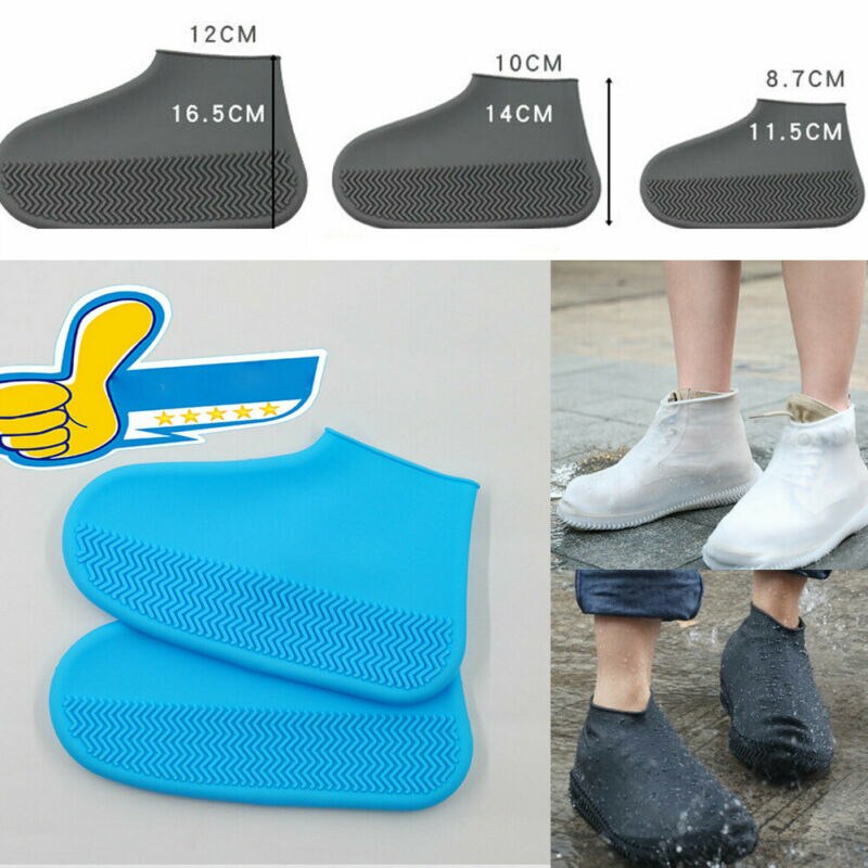 2 x Step In Sock Cover Waterproof Reusable Fast Hand-Free Boot Shoe Sock Covers