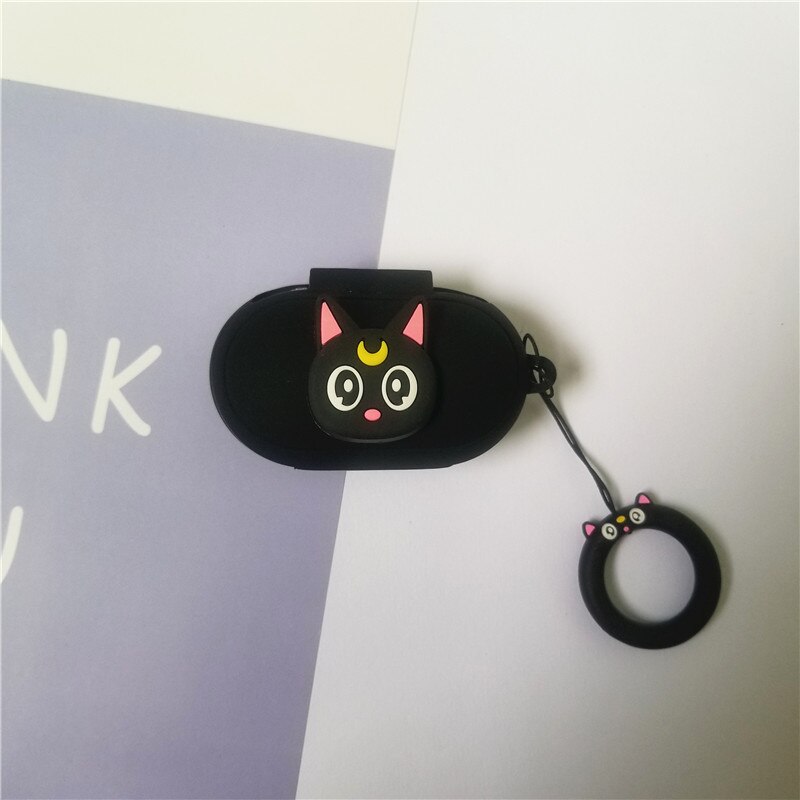 DIY Silikon Fall für Samsung Galaxy Knospen Plus Lade Box Hülse Schutzhülle Bluetooth Kopfhörer Haut Mit Finger strap