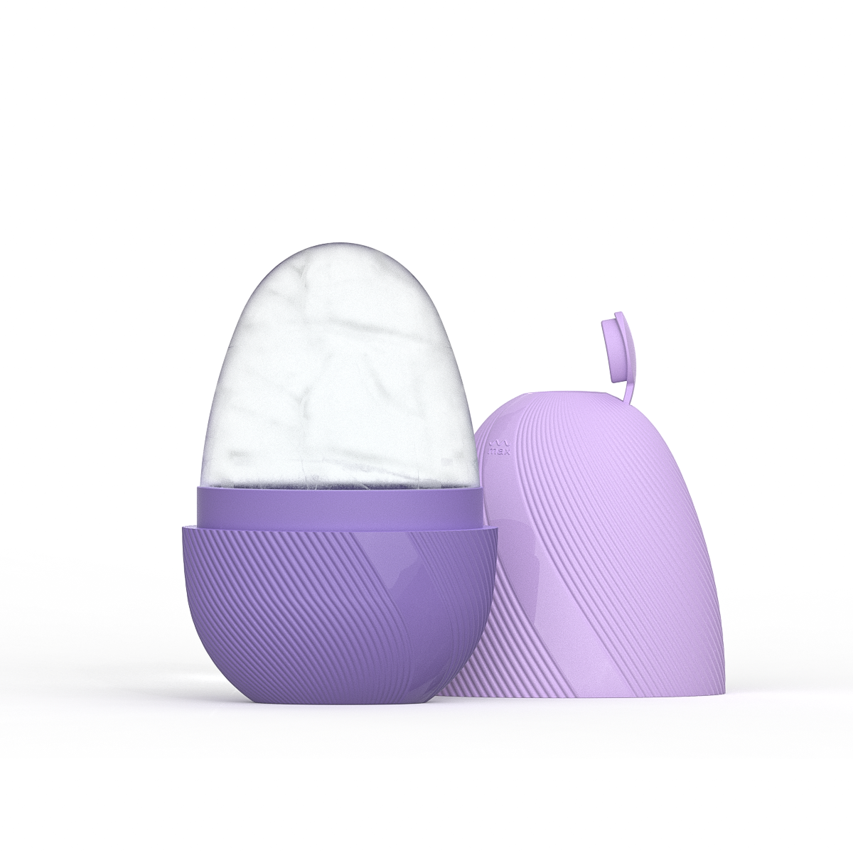 Rolo facial de gelo e conjunto de ferramentas gua sha de aço inoxidável, massageador facial rolo de gelo ferramenta de cuidados com a pele conjunto de beleza ferramenta de contorno de levantamento: BRANCO