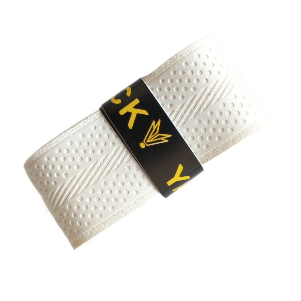 Breathable Multi-color Badminton Racket Overgrips PU Pressure Point Grip Tape Tennis Paddle Non-Slip Over Grips: Yellow