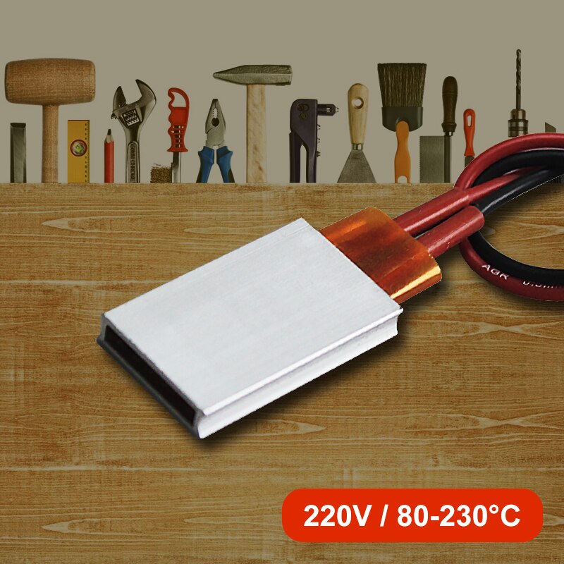 1pc PTC heating element 80/100/150/200/230 AC/DC 220V PTC Heater for crimper Aluminum Shell Heater