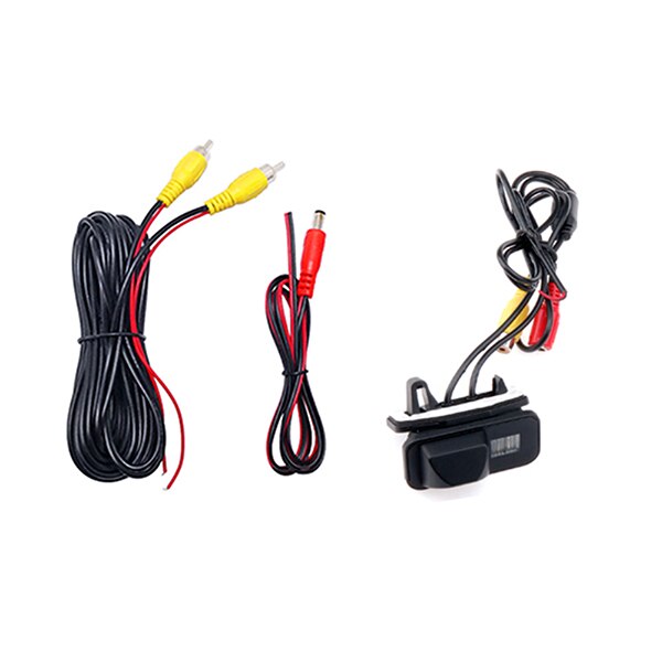 Cámara de visión trasera para marcha atrás para coche CCD HD cámara de asistencia de estacionamiento HD IP67 para Toyota Corolla Vios: Camera Set