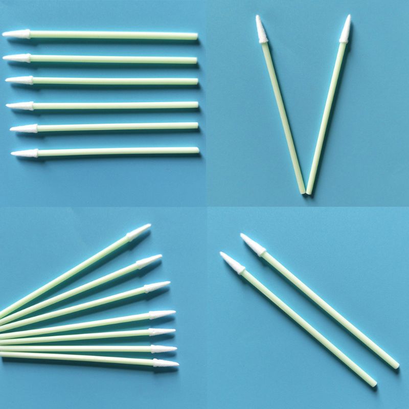 100Pcs/Pack Pointed Tipped Foam Head Cleaning Swabs High Density Sponge Sticks for Inkjet Printer Camera Optical Lens Cleanroom