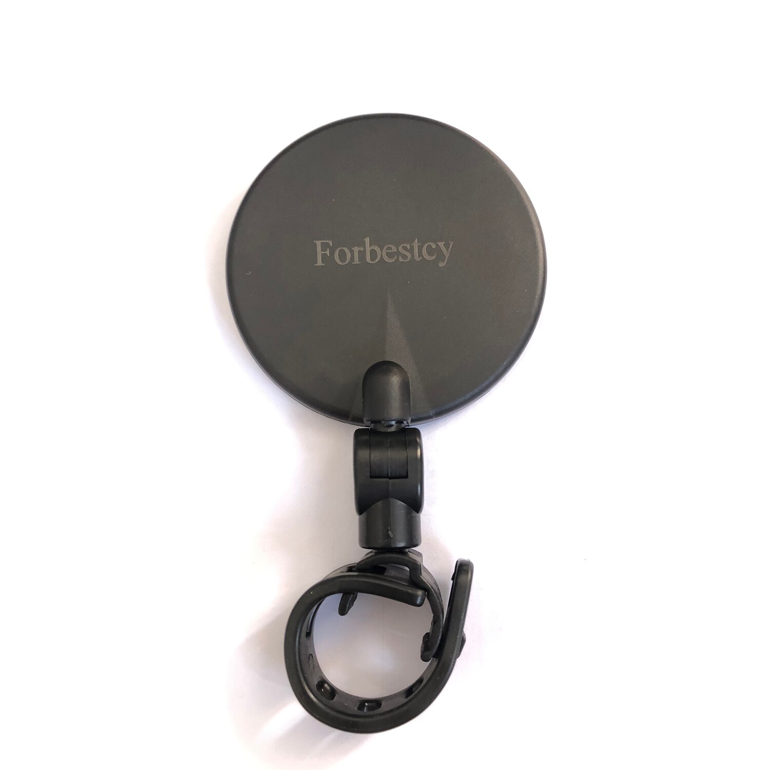 Bicycle Mirror Rear View MTB Rotary Rear View Mirror of Bicycle Handlebars with Key for Road Bikes Mountain Bikes 360- Black