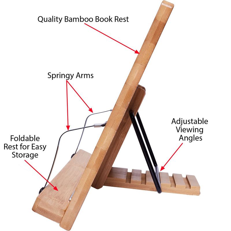 Houder Voor Boeken, Ipads, Tablets En Smartphones. Houdt Grote Of Kleine Kookboeken