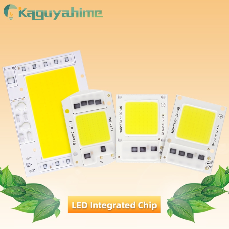 Kaguyahime Ac 220V Geïntegreerde Cob Led Lamp Chip 50W 30W 20W 10W 5W Smart ic Driver Voor Diy Schijnwerper Spotlight Projector Groeien
