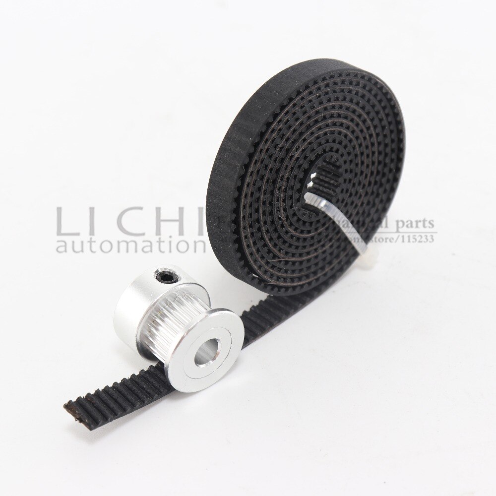 GT2 Pulley 20 Teeth Bore 5mm + GT2 Belt For 3D Print Reprap for 3D printer