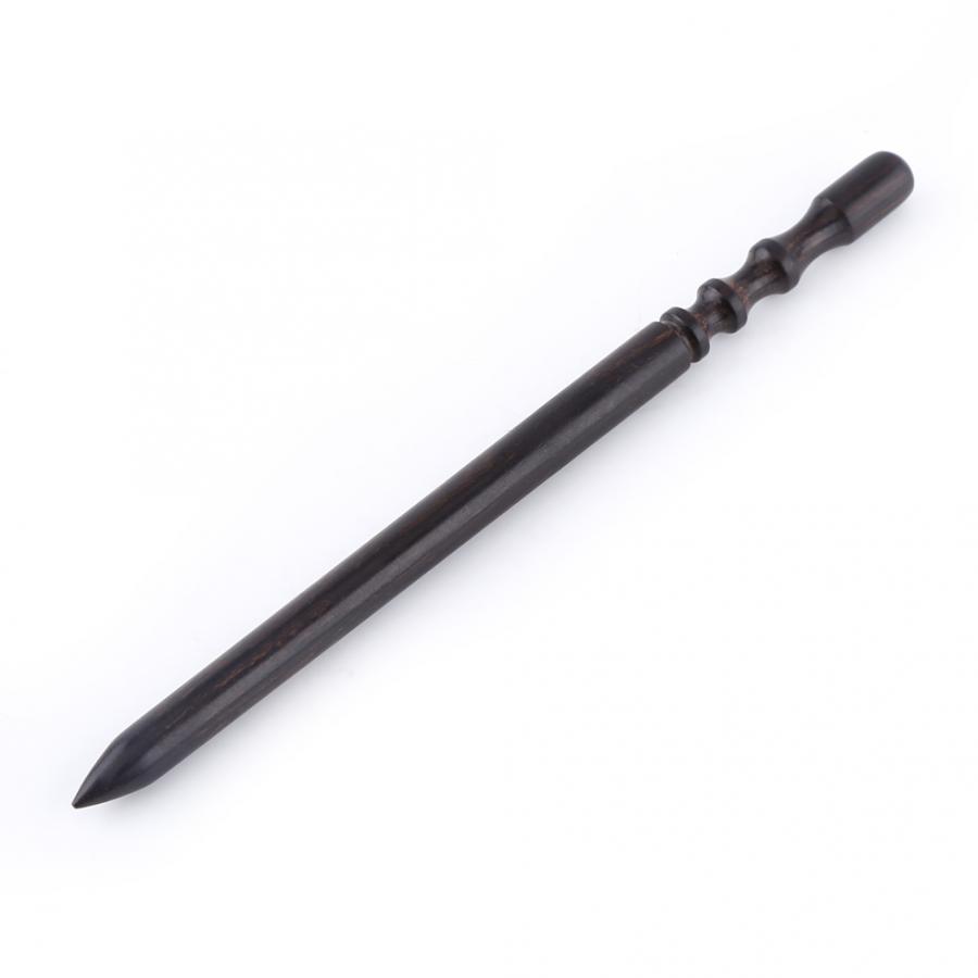 3 Types Black Wood Muiti-size Polish Leather Edge Burnisher Craft DIY Kit Tool Leather Craft Tool Polished Grinding Tool: Slim Stick