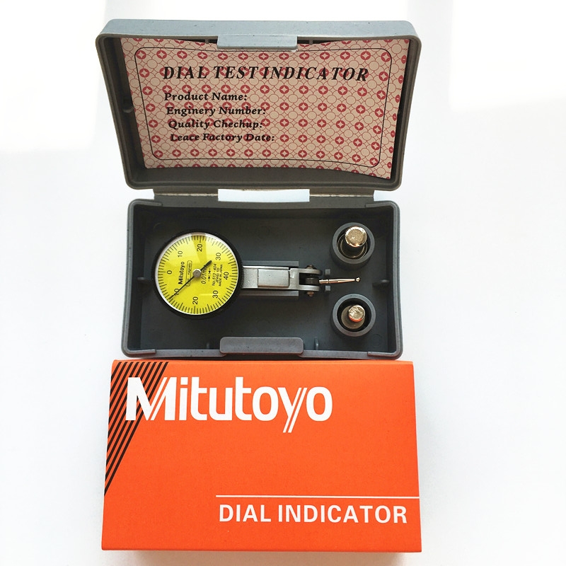 Mitutoyo Dial Indicator Analog Lever Dial Gauge No.513-404 Stable Accuracy 0.01 Range 0-0.8mm Diameter 32mm Measuring Tools: Default Title