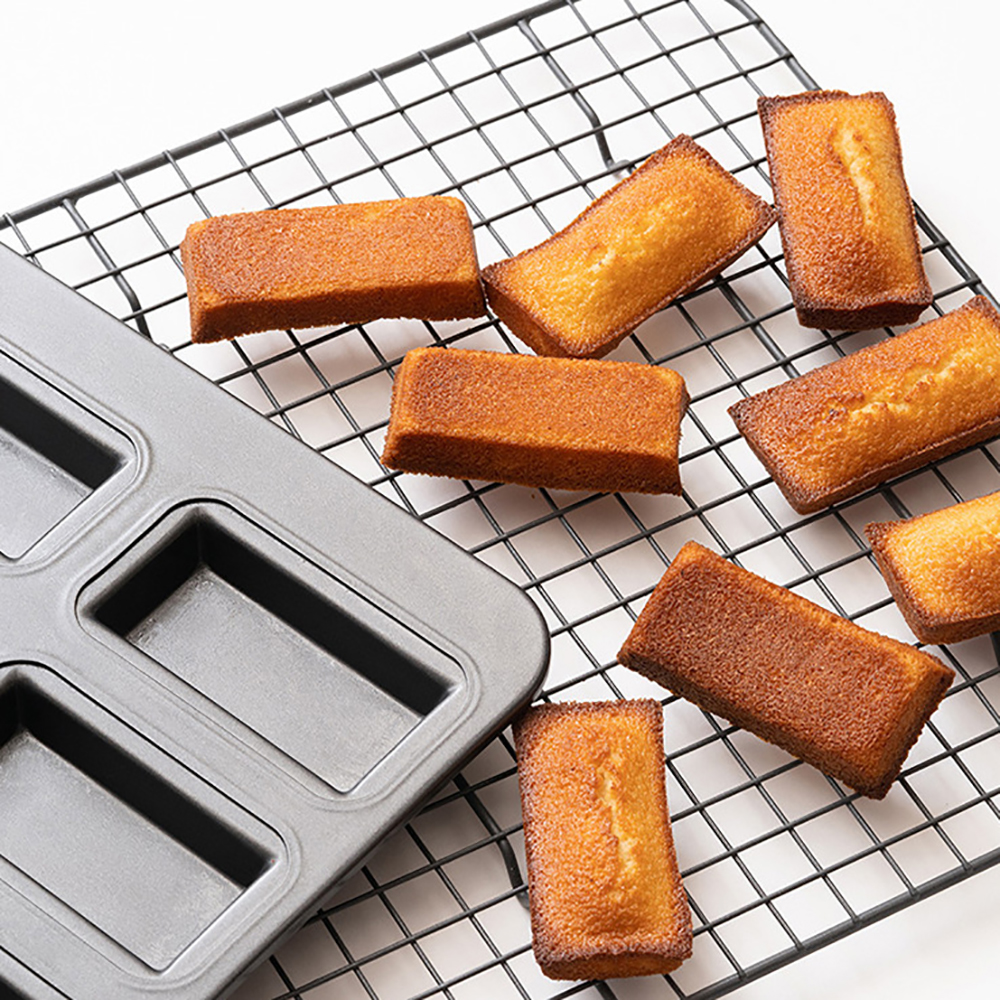 Latas para pan de acero al carbono, Mini molde para muffins, molde para panadería, molde para pastel financiero, bandeja para hornear, accesorios para hornear pan, utensilio de pastelería