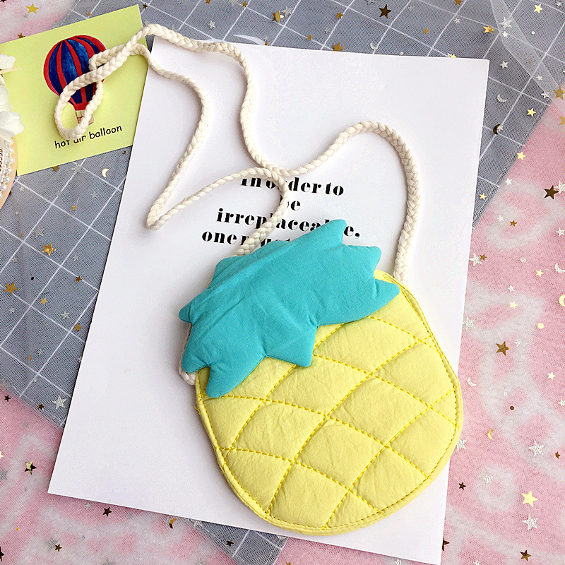 Kinderen Meisje Kids Portemonnee Tas Zwervers Mini Kleine Leuke Katoenen Stof Vruchten Citroen Aardbei Koreaanse Accessoires: 12