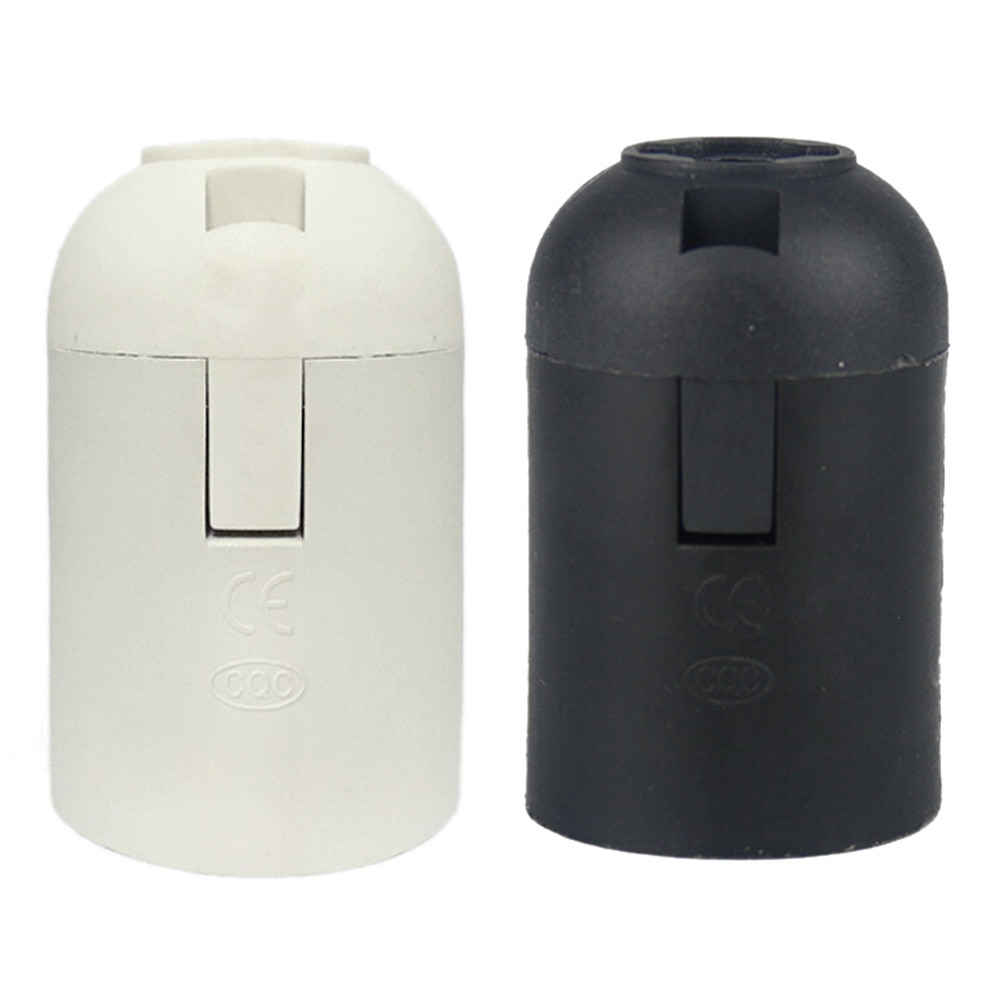 1Pcs Diy E27 Socket Base E27 Led Plastic Lamphouder E27 Edison Schroef Gloeilamp Socket Houder Lamp Accessoires armatuur