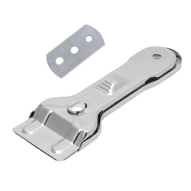 Multifunction Window Glass Oven Scraper Silicone Handle Scraper Ceramic Glass Oven Window Tool Blade: item 2