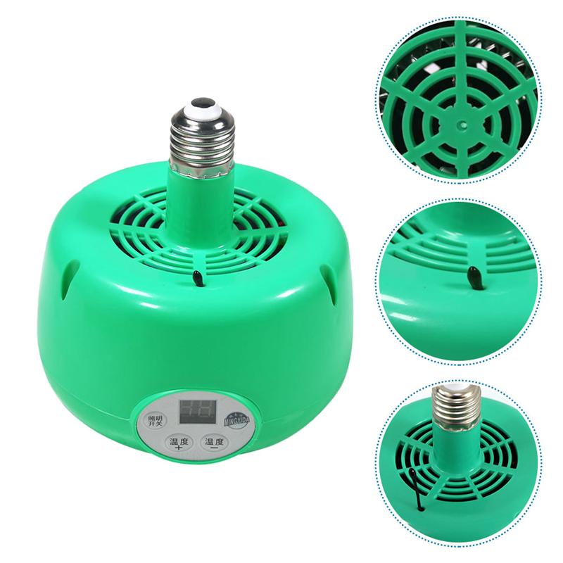 1pc Heat Lamp Chick 300W Green Heater Fan Heat Light Emitter for Countryside Chicken Farm