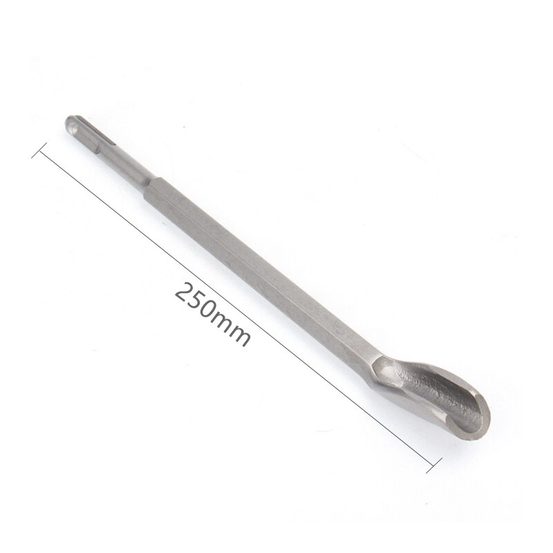 1PC 250mm SDS Plus Runde Schaft Schaufel Elektrische Hammer Bohrer Punkt Mutter Solarplexus Flache Meißel Brechen Beton ziegel Zauberstab Felsen: Gold