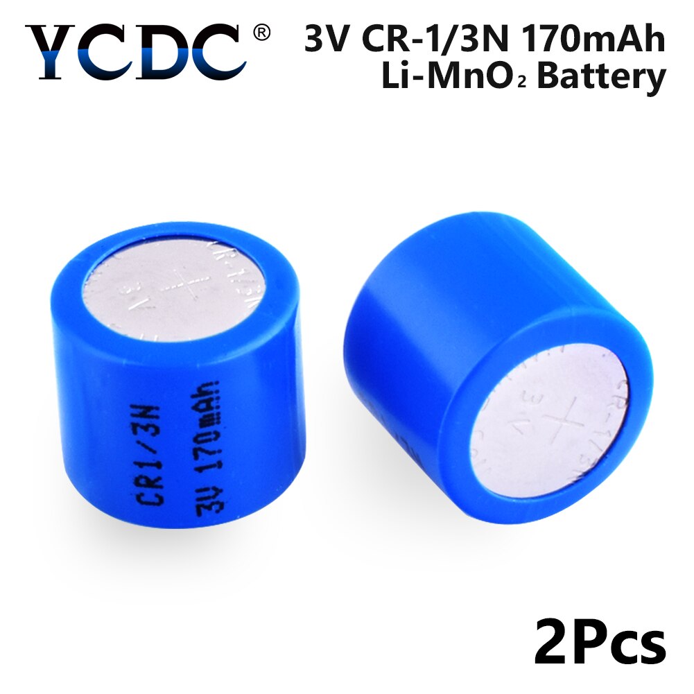 2PCS/lot CR1/3N DL1/3N 3V primary DL1/3N 2L76 CR1/3 1/3N CR13N CR13 Lithium battery for Camera Locator Button Li-ion batteries