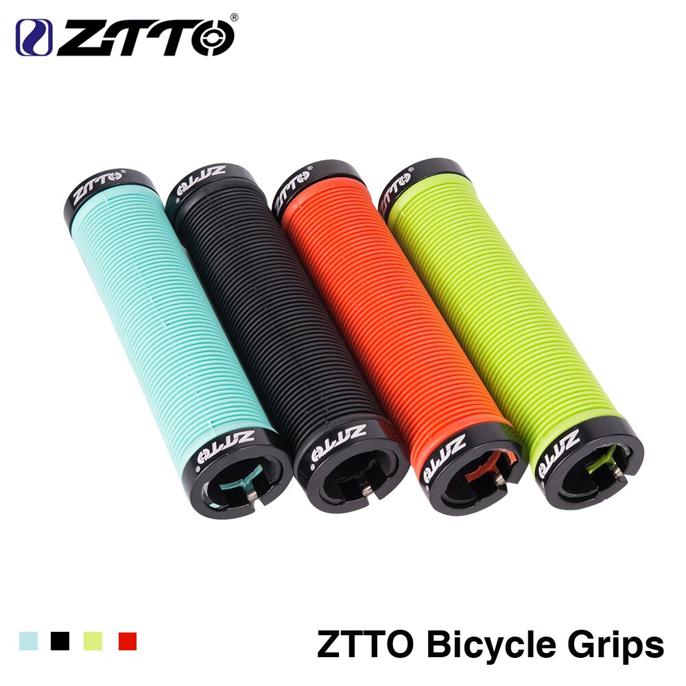1 Paar Ztto Mtb Stuur Grips Siliconen Gel Slot Op Anti Slip Grips Bar Ends Voor Mtb Mountain Vouwfiets fiets Onderdelen AG15
