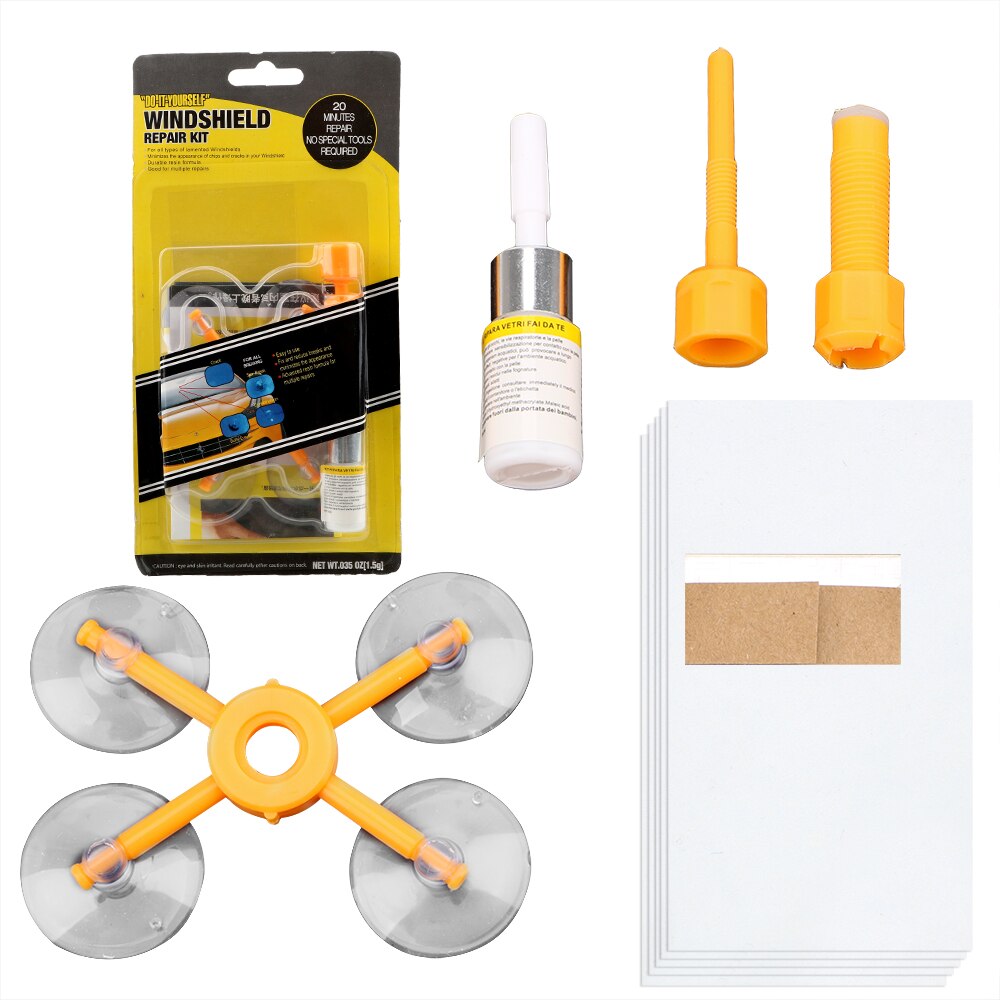 Leepee quick fix forrude glas ridse revne gendanne vinduesskærm polering bil-styling bil forrude reparationssæt diy: -en