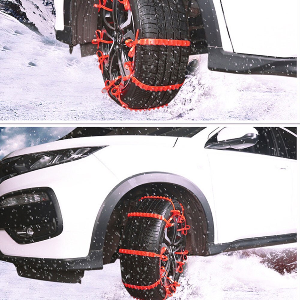 Bil snekæder nødskridsikker dækbælte til de fleste biler suv lastbiler vinterdæk hjul universal snekæder holdbare 20 stk.
